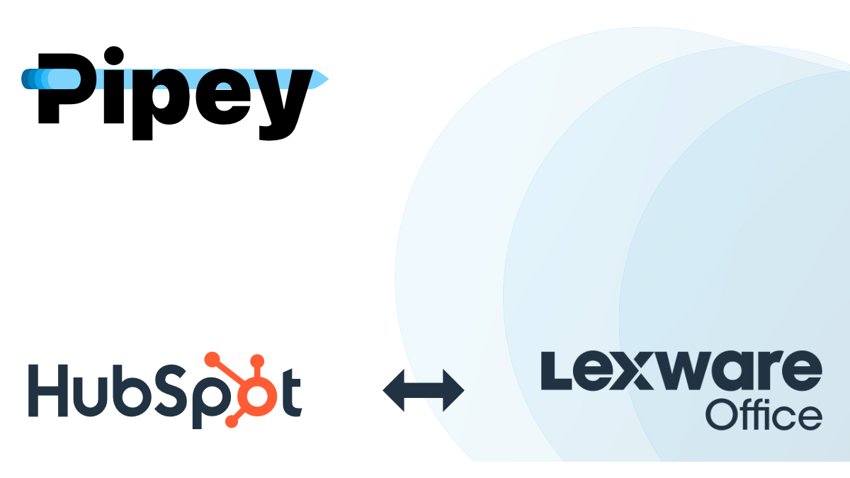 Pipey connects HubSpot and Lexware Office.